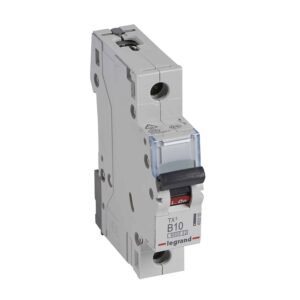 TX3 Leitungsschutzschalter B-Charakteristik, 10A, 1-polig, 6kA, 230/400VAC, 1TE Legrand 403355