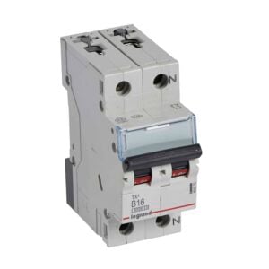 TX3 Leitungsschutzschalter B-Charakteristik, 16A, 1-polig+N, 6kA, 230VAC, 2TE Legrand 403372