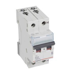 TX3 Leitungsschutzschalter B-Charakteristik, 32A, 1-polig+N, 6kA, 230VAC, 2TE Legrand 403375