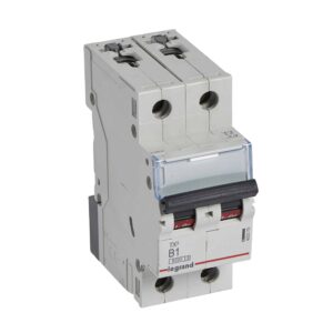 TX3 Leitungsschutzschalter B-Charakteristik, 1A, 2-polig, 6kA, 400VAC, 2TE Legrand 403379