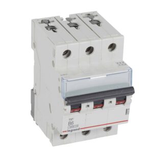 TX3 Leitungsschutzschalter B-Charakteristik, 6A, 3-polig, 6kA, 400VAC, 3TE Legrand 403398
