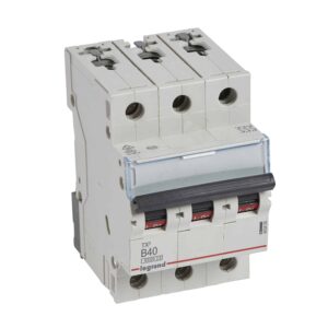 TX3 Leitungsschutzschalter B-Charakteristik, 40A, 3-polig, 6kA, 400VAC, 3TE Legrand 403406