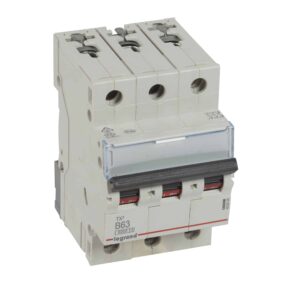 TX3 Leitungsschutzschalter B-Charakteristik, 63A, 3-polig, 6kA, 400VAC, 3TE Legrand 403408