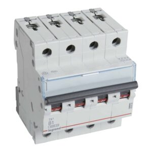 TX3 Leitungsschutzschalter B-Charakteristik, 1A, 4-polig, 6kA, 400VAC, 4TE Legrand 403409