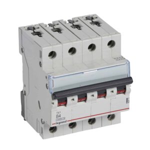 TX3 Leitungsschutzschalter B-Charakteristik, 4A, 4-polig, 6kA, 400VAC, 4TE Legrand 403412