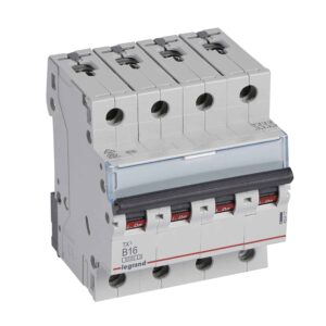 TX3 Leitungsschutzschalter B-Charakteristik, 16A, 4-polig, 6kA, 400VAC, 4TE Legrand 403417