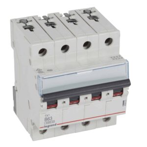 TX3 Leitungsschutzschalter B-Charakteristik, 63A, 4-polig, 6kA, 400VAC, 4TE Legrand 403423