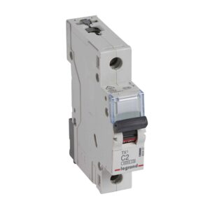 TX3 Leitungsschutzschalter C-Charakteristik, 2A, 1-polig, 6kA, 230/400VAC, 1TE Legrand 403427