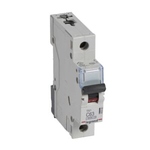 TX3 Leitungsschutzschalter C-Charakteristik, 63A, 1-polig, 6kA, 230/400VAC, 1TE Legrand 403440