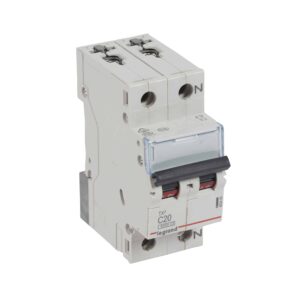 TX3 Leitungsschutzschalter C-Charakteristik, 20A, 1-polig+N,6kA, 230VAC, 2TE Legrand 403460