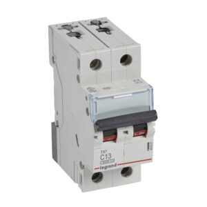 TX3 Leitungsschutzschalter C-Charakteristik, 13A, 2-polig, 6kA, 400VAC, 2TE Legrand 403527