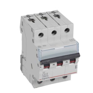 TX3 Leitungsschutzschalter C-Charakteristik, 0,5A, 3-polig, 6kA, 400VAC, 3TE Legrand 403536