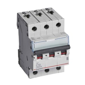 TX3 Leitungsschutzschalter C-Charakteristik, 10A, 3-polig, 6kA, 400VAC, 3TE Legrand 403543
