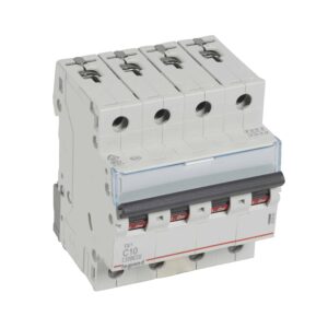 TX3 Leitungsschutzschalter C-Charakteristik, 10A, 4-polig, 6kA, 400VAC, 4TE Legrand 403560