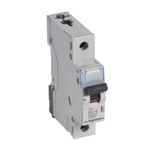 TX3 Leitungsschutzschalter D-Charakteristik, 0,5A, 1-polig, 6kA, 230/400VAC, 1TE Legrand 403712