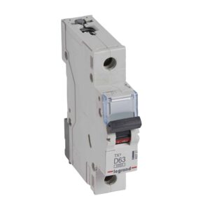TX3 Leitungsschutzschalter D-Charakteristik, 63A, 1-polig, 6kA, 230/400VAC, 1TE Legrand 403727