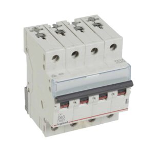 TX3 Leitungsschutzschalter D-Charakteristik, 63A, 4-polig, 6kA, 400VAC, 4TE Legrand 403778