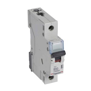 TX3 Leitungsschutzschalter B-Charakteristik, 50A, 1-polig, 10kA,230/400VAC, 1TE Legrand 404089