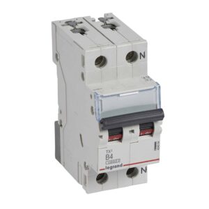 TX3 Leitungsschutzschalter B-Charakteristik, 4A,1-polig+N,10kA,230VAC,2TE Legrand 404094