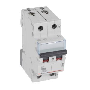 TX3 Leitungsschutzschalter B-Charakteristik, 10A,1-polig+N,10kA,230VAC,2TE Legrand 404096