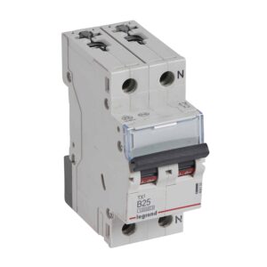 TX3 Leitungsschutzschalter B-Charakteristik, 25A,1-polig+N,10kA,230VAC,2TE Legrand 404100