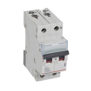 TX3 Leitungsschutzschalter B-Charakteristik, 40A,1-polig+N,10kA,230VAC,2TE Legrand 404102