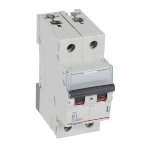 TX3 Leitungsschutzschalter B-Charakteristik, 1A, 2-polig, 10kA, 400VAC, 2TE Legrand 404105