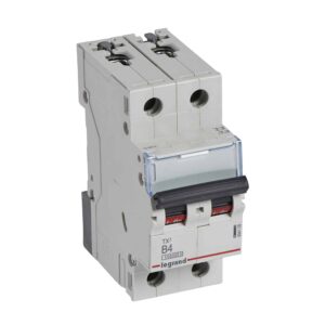 TX3 Leitungsschutzschalter B-Charakteristik, 4A, 2-polig, 10kA, 400VAC, 2TE Legrand 404108