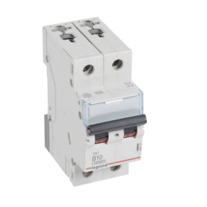 TX3 Leitungsschutzschalter B-Charakteristik, 10A, 2-polig, 10kA, 400VAC, 2TE Legrand 404110
