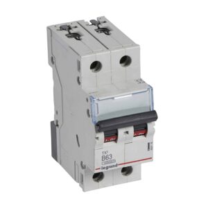 TX3 Leitungsschutzschalter B-Charakteristik, 63A, 2-polig, 10kA, 400VAC, 2TE Legrand 404118