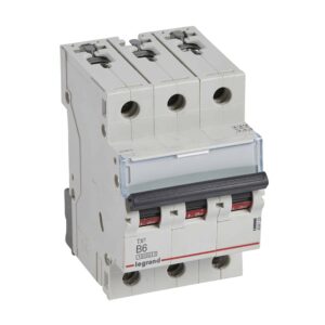 TX3 Leitungsschutzschalter B-Charakteristik, 6A, 3-polig, 10kA, 400VAC, 3TE Legrand 404123