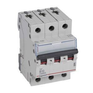TX3 Leitungsschutzschalter B-Charakteristik, 10A, 3-polig, 10kA, 400VAC, 3TE Legrand 404124