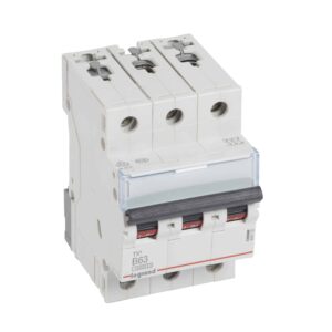 TX3 Leitungsschutzschalter B-Charakteristik, 63A, 3-polig, 10kA, 400VAC, 3TE Legrand 404132