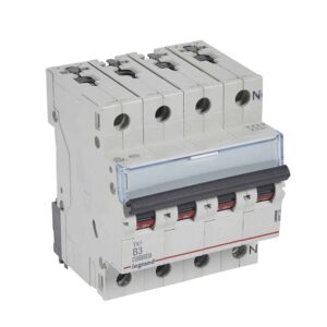 TX3 Leitungsschutzschalter B-Charakteristik, 3A, 3-polig+N, 10kA, 400VAC, 4TE Legrand 404135