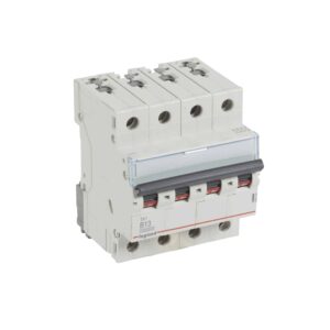 TX3 Leitungsschutzschalter B-Charakteristik, 13A, 4-polig, 10kA, 400VAC, 4TE Legrand 404153