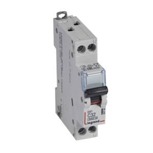DX3 Leitungsschutzschalter C-Charakteristik, 32A,  1-polig+N, 6kA, 230VAC, 1TE Legrand 407745