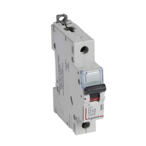 DX3 Leitungsschutzschalter D-Charakteristik, 10A, 1-polig, 10kA,230/400VAC, 1TE Legrand 409430