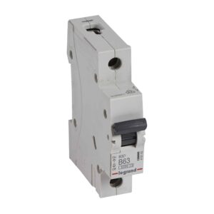 RX3 Leitungsschutzschalter B-Charakteristik, 63A, 1-polig, 6 kA,230/400VAC, 1TE Legrand 419142