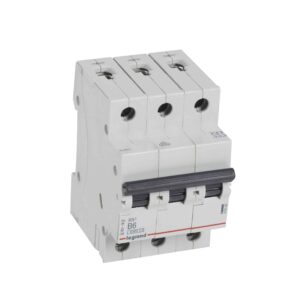 RX3 Leitungsschutzschalter B-Charakteristik, 6A, 3-polig, 6kA, 400VAC, 3TE Legrand 419166