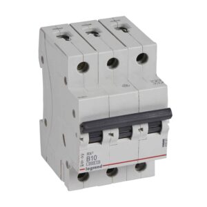 RX3 Leitungsschutzschalter B-Charakteristik, 10A, 3-polig, 6kA, 400VAC, 3TE Legrand 419167