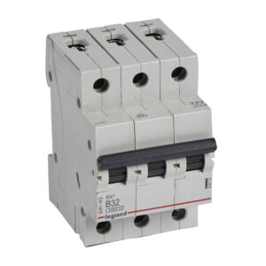 RX3 Leitungsschutzschalter B-Charakteristik, 32A, 3-polig, 6kA, 400VAC, 3TE Legrand 419172