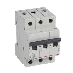 RX3 Leitungsschutzschalter B-Charakteristik, 63A, 3-polig, 6kA, 400VAC, 3TE Legrand 419175