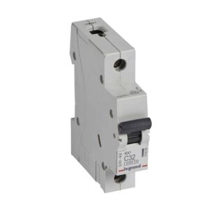 RX3 Leitungsschutzschalter C-Charakteristik, 32A, 1-polig, 6kA, 230/400VAC, 1TE Legrand 419205
