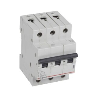 RX3 Leitungsschutzschalter C-Charakteristik, 10A, 3-polig, 6kA, 400VAC, 3TE Legrand 419233