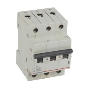 RX3 Leitungsschutzschalter C-Charakteristik, 25A, 3-polig, 6kA, 400VAC, 3TE Legrand 419237