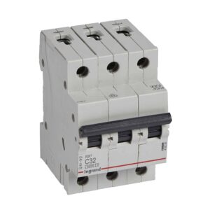 RX3 Leitungsschutzschalter C-Charakteristik, 32A, 3-polig, 6kA, 400VAC, 3TE Legrand 419238