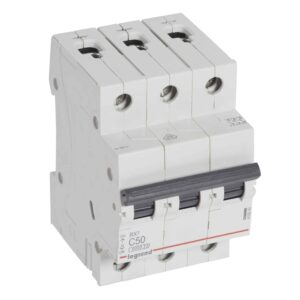 RX3 Leitungsschutzschalter C-Charakteristik, 50A, 3-polig, 6kA, 400VAC, 3TE Legrand 419240