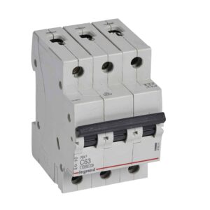 RX3 Leitungsschutzschalter C-Charakteristik, 63A, 3-polig, 6kA, 400VAC, 3TE Legrand 419241