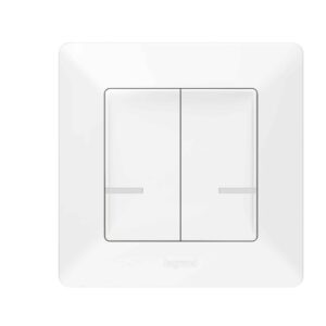 Valena Life with Netatmo Wandsender 2-Fach Farbe: Ultraweiss LEGRAND 752187