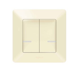 Valena Life with Netatmo Wandsender 2-Fach Farbe: Mandelweiss LEGRAND 752287